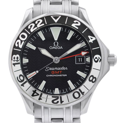 Omega Seamaster GMT 50th Anniversary Steel Black Dial Mens Watch 2234.50.00