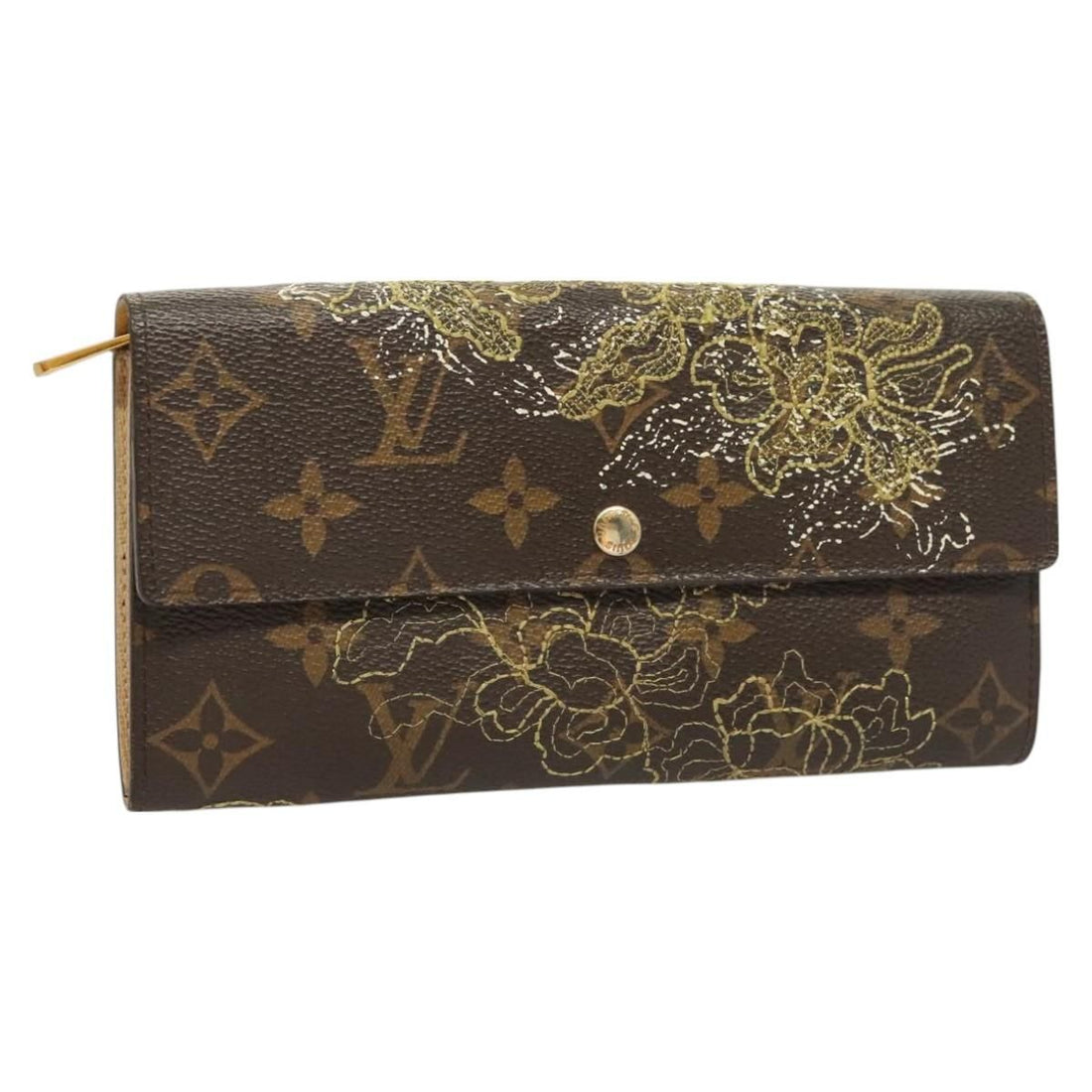 Louis Vuitton Monogram Dentelle Portefeuille Sarah Wallet M 95390 Lv Auth