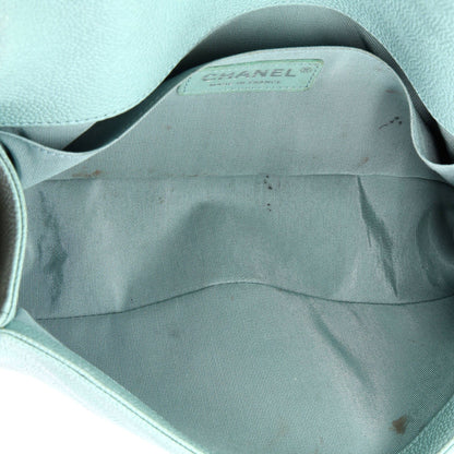 Chanel Boy Flap Bag Chevron Caviar New Medium