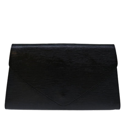 Louis Vuitton Epi Art Deco Clutch Bag Black M 52632 Lv Auth