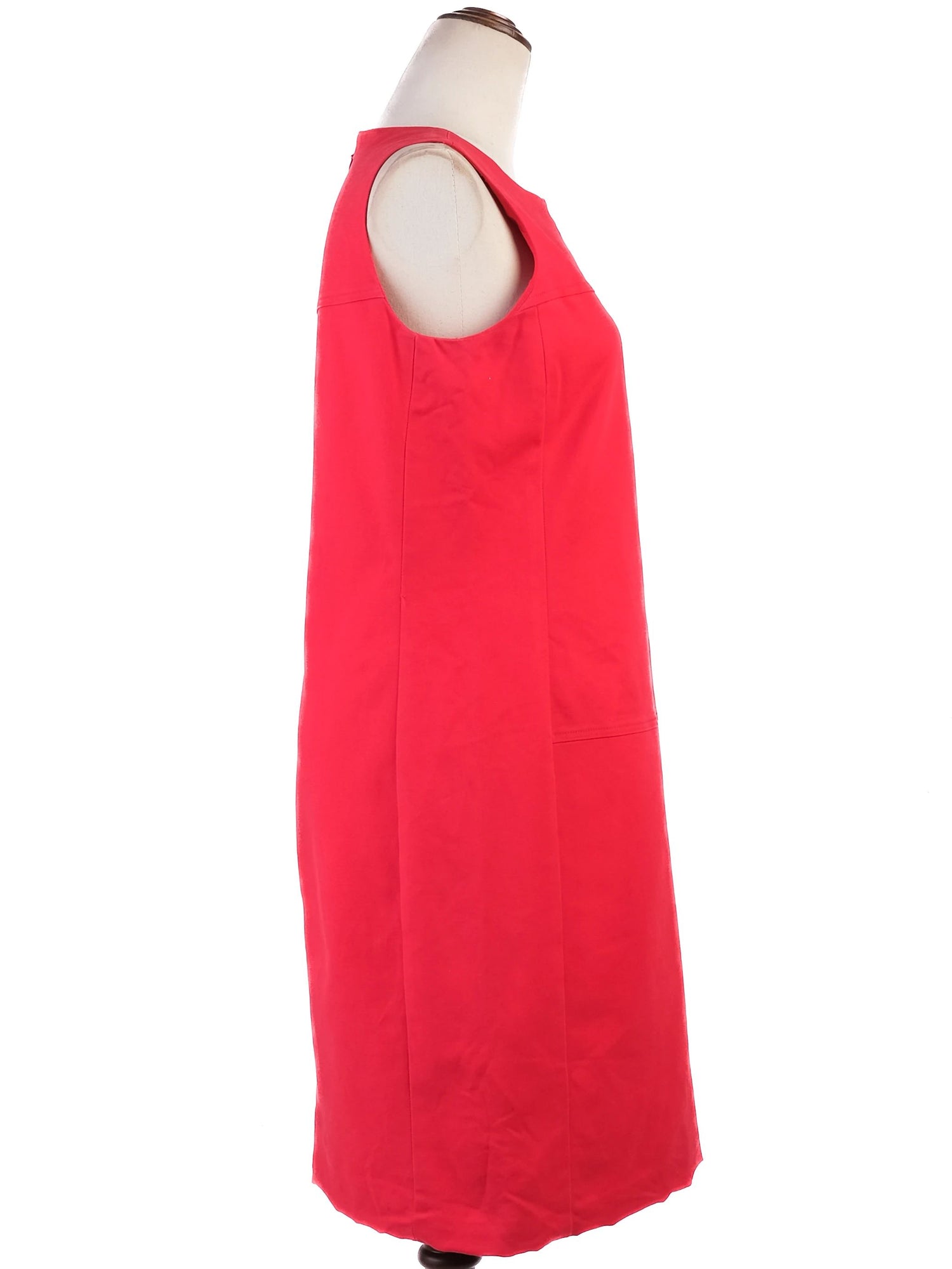 Excellent Ralph Lauren Red Sleeveless Dress Size M