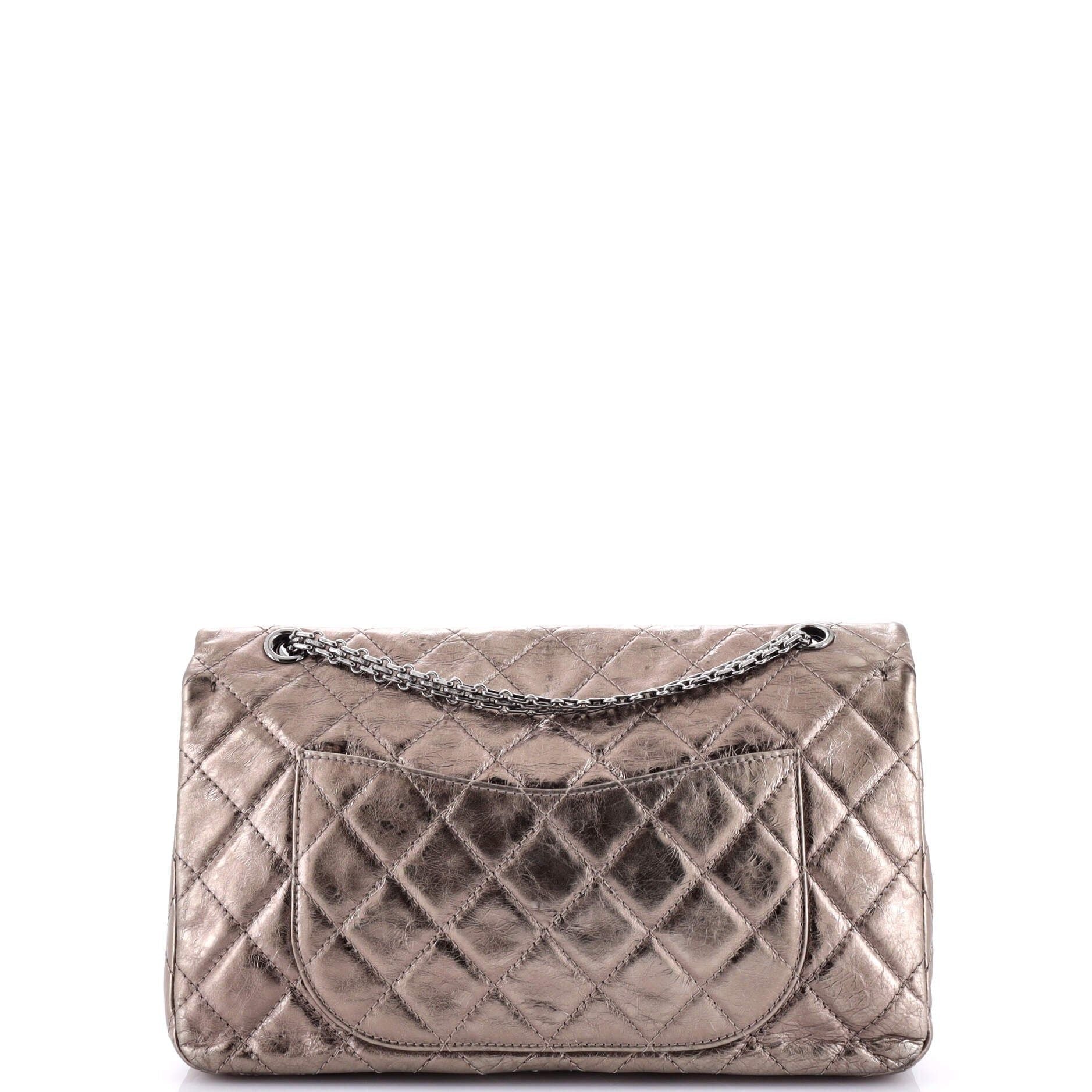 Chanel Reissue 2.55 Flap Bag Quilted Metallic Aged Calfskin 227