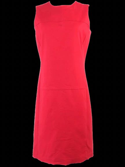 Excellent Ralph Lauren Red Sleeveless Dress Size M