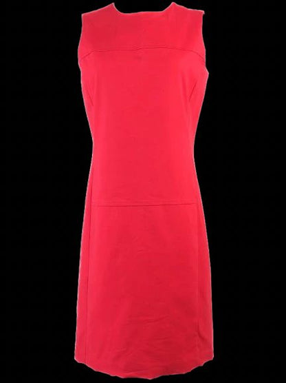 Excellent Ralph Lauren Red Sleeveless Dress Size M