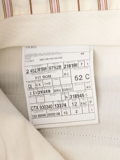 Perfect Ermenegildo Zegna Black Wool Suit Size XL for Men