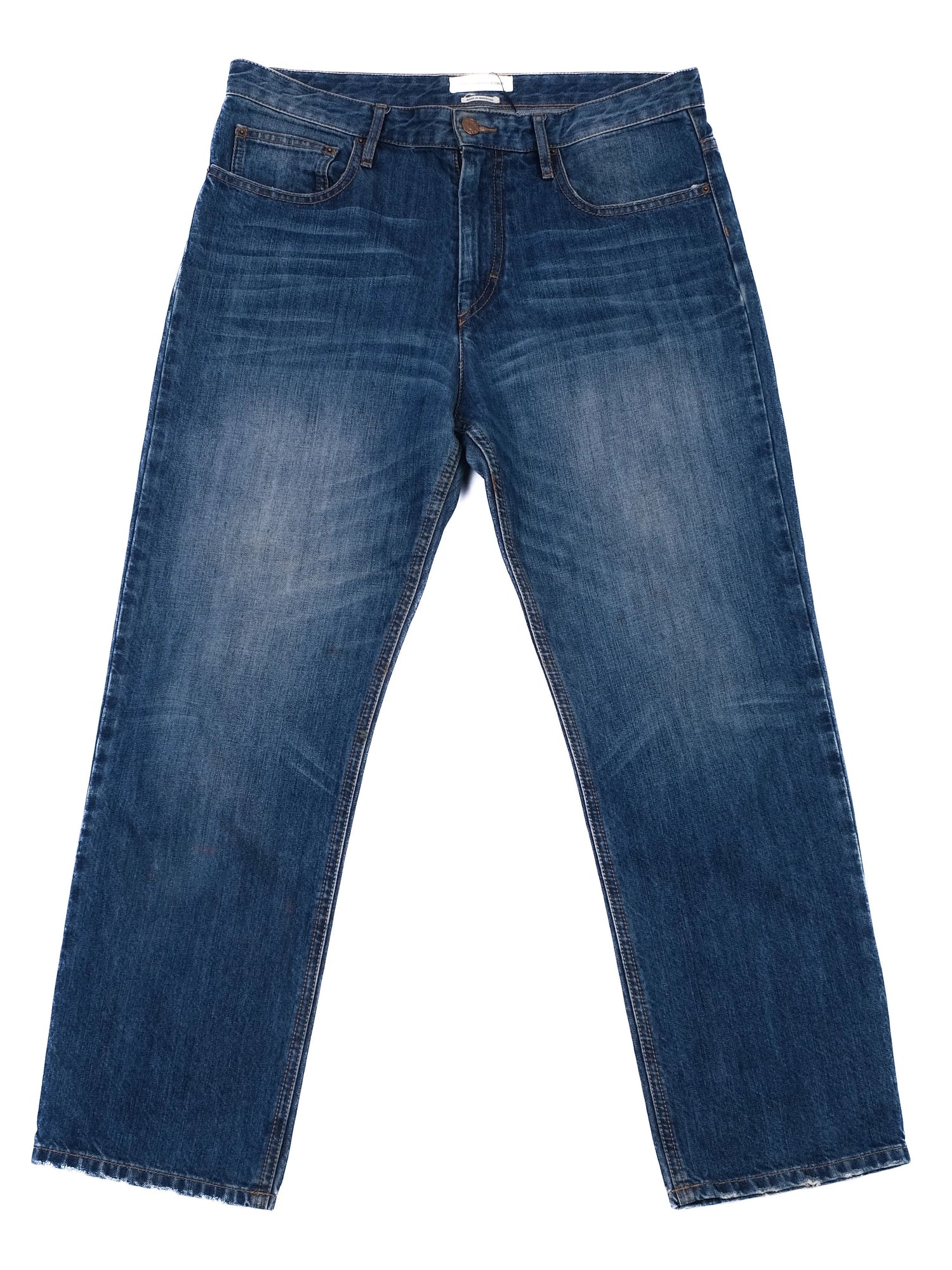 Excellent Isabel Marant Blue Cotton Jeans Size XXL for Men