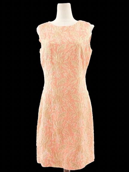 Excellent Dolce Gabbana Silk Pink Sleeveless Dress Size XL
