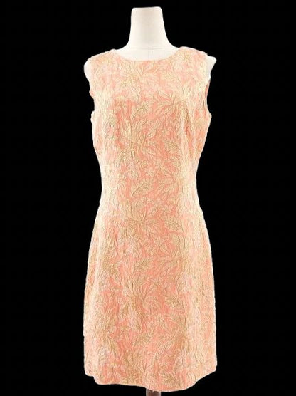 Excellent Dolce Gabbana Silk Pink Sleeveless Dress Size XL