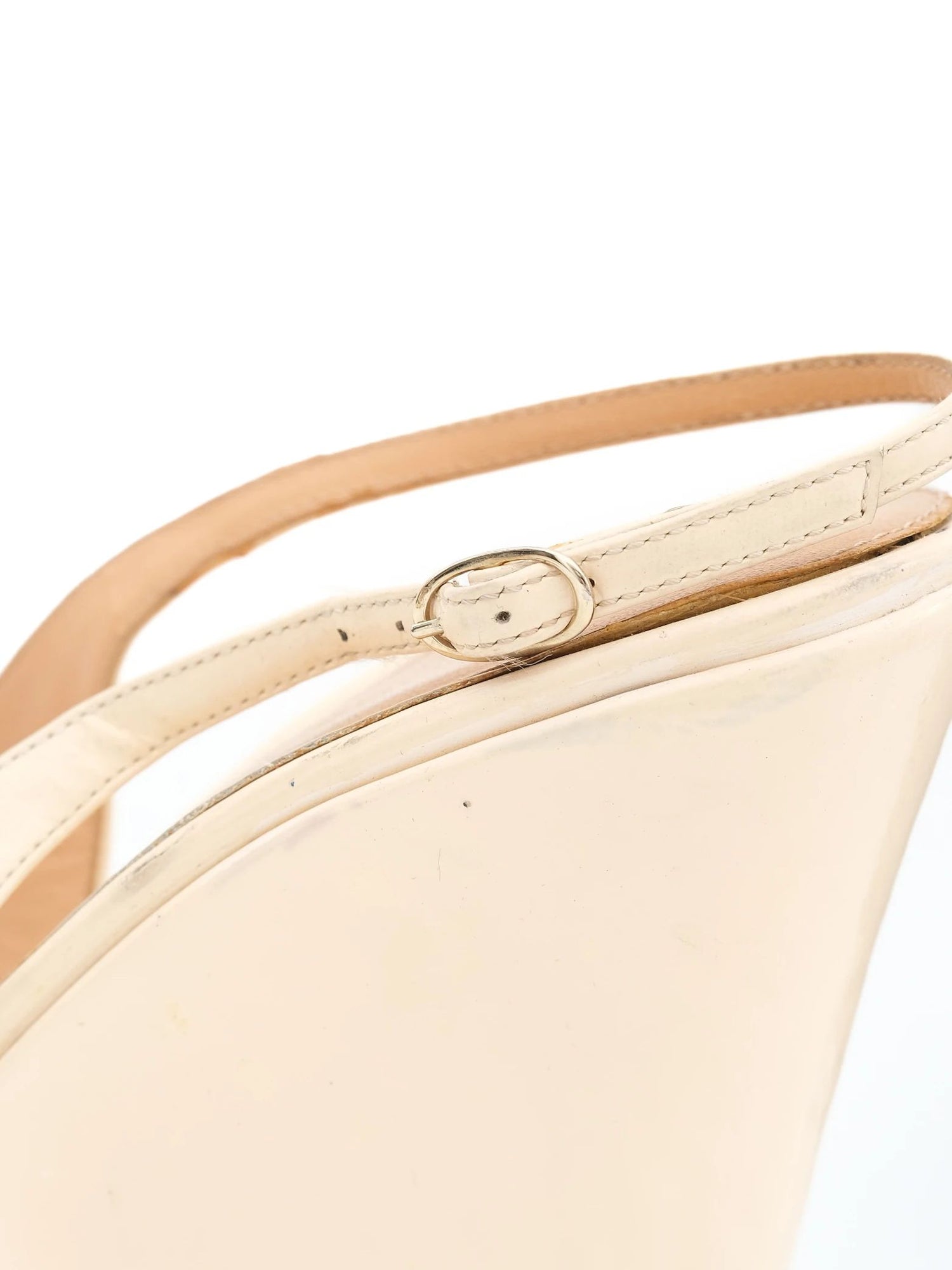 Good Sergio Rossi Yellow Leather Wedge Sandals Size 38 Women