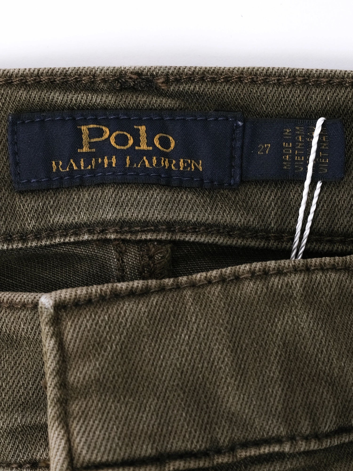 Excellent Polo Ralph Lauren Olive Green Viscose Pants Size S