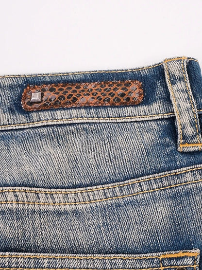 Elie Tahari Blue Denim Jeans Size M Average Condition