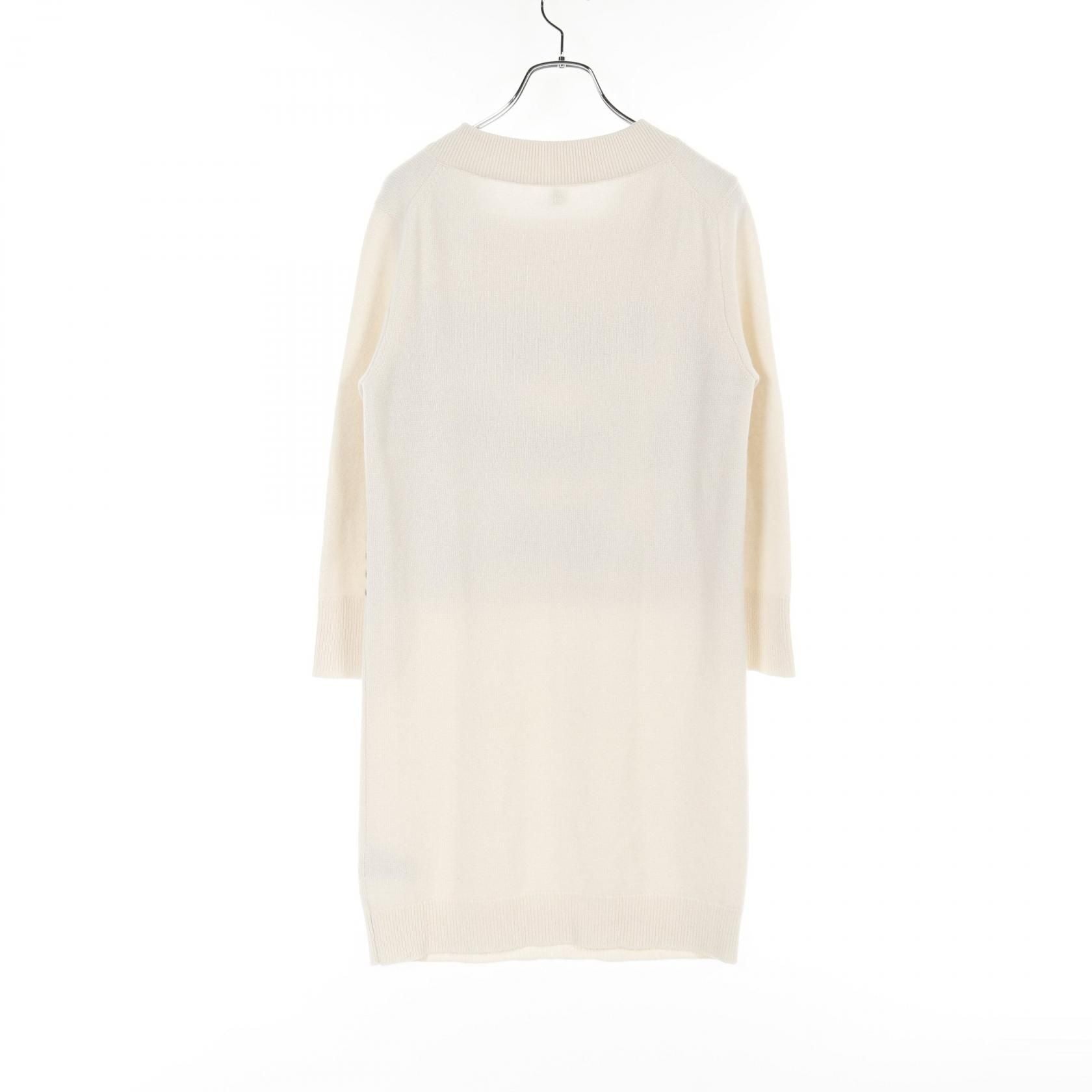 Hermes Bouclerie Moderne Dress 96-7700 Cashmere Beige 36