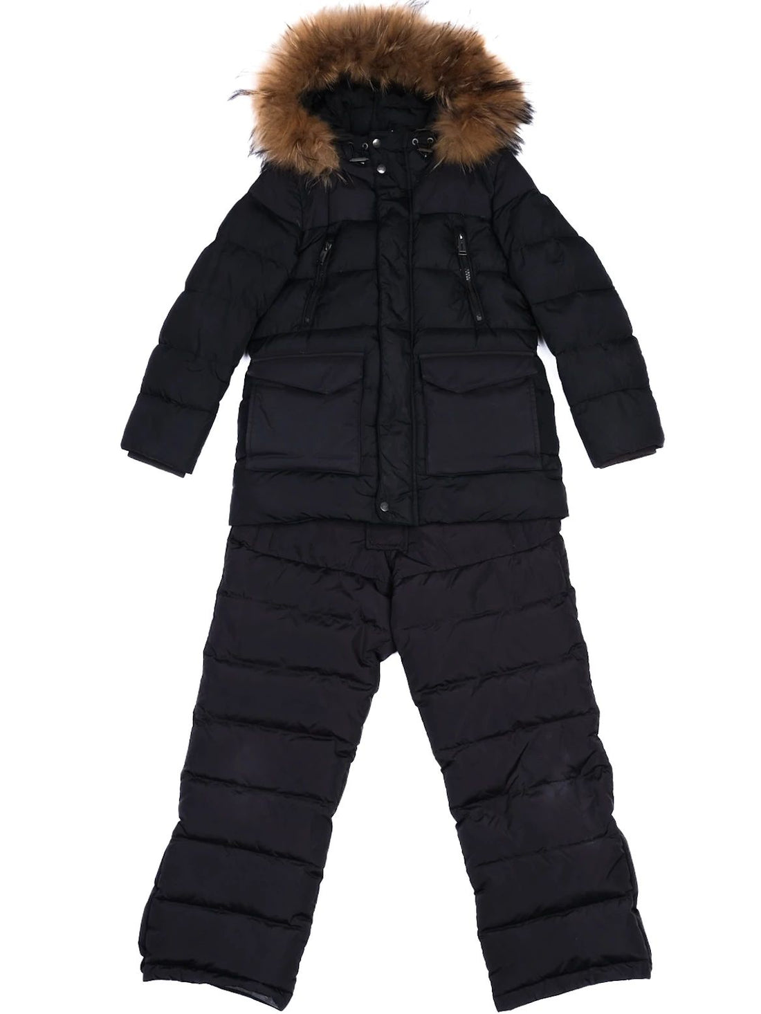 Excellent ADD Black Nylon Winter Outfit Size 8 for Kids