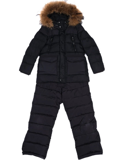 Excellent ADD Black Nylon Winter Outfit Size 8 for Kids