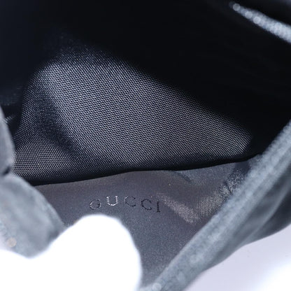 Gucci Backpack Nylon Leather Black