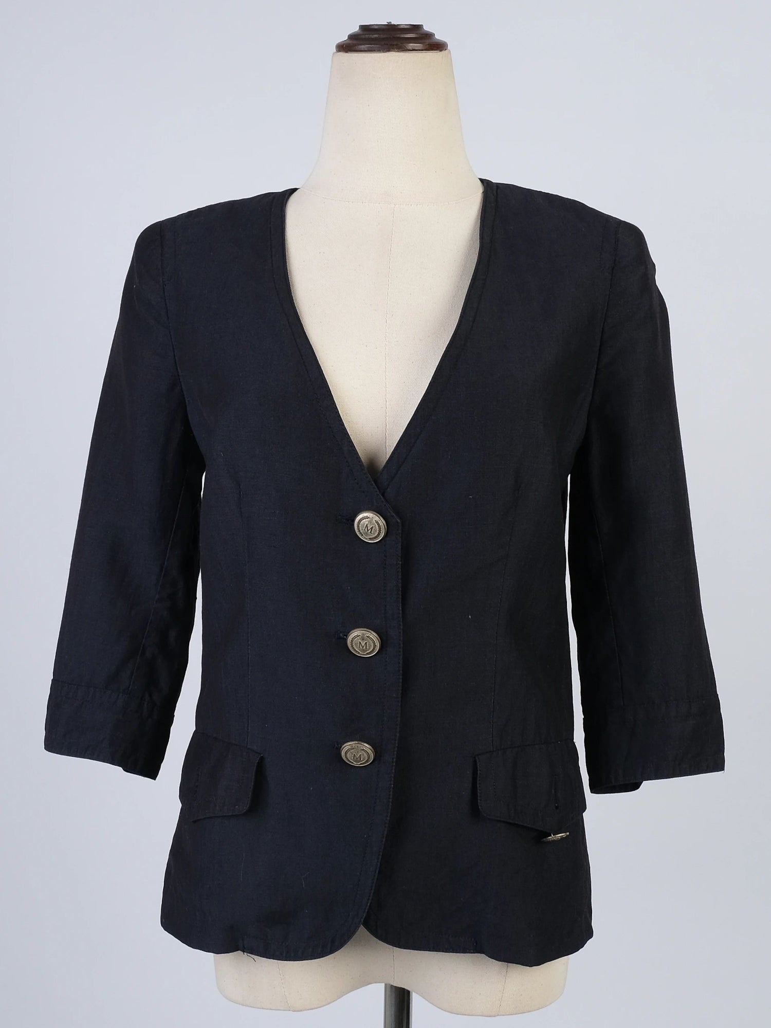 Max Mara Excellent Condition Blue Wool Blazer Size L