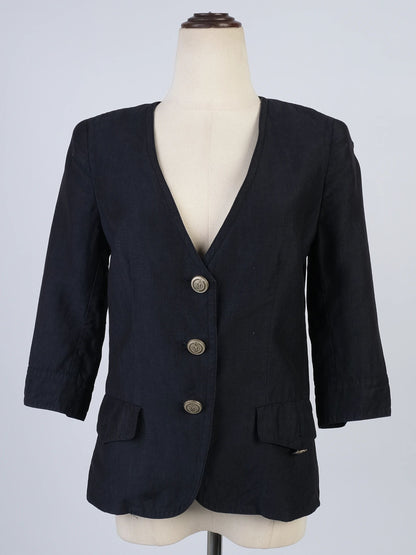 Max Mara Excellent Condition Blue Wool Blazer Size L