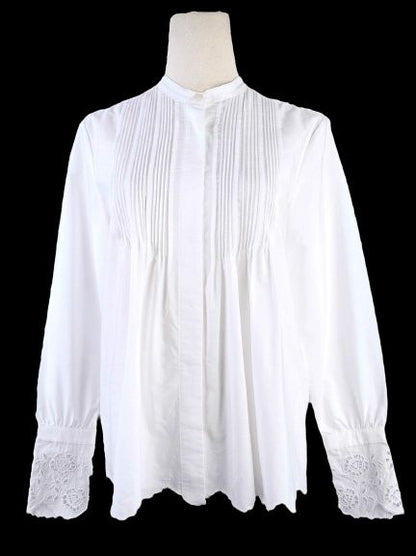Weekend MaxMara White Cotton Blouse XS Excellent Condition