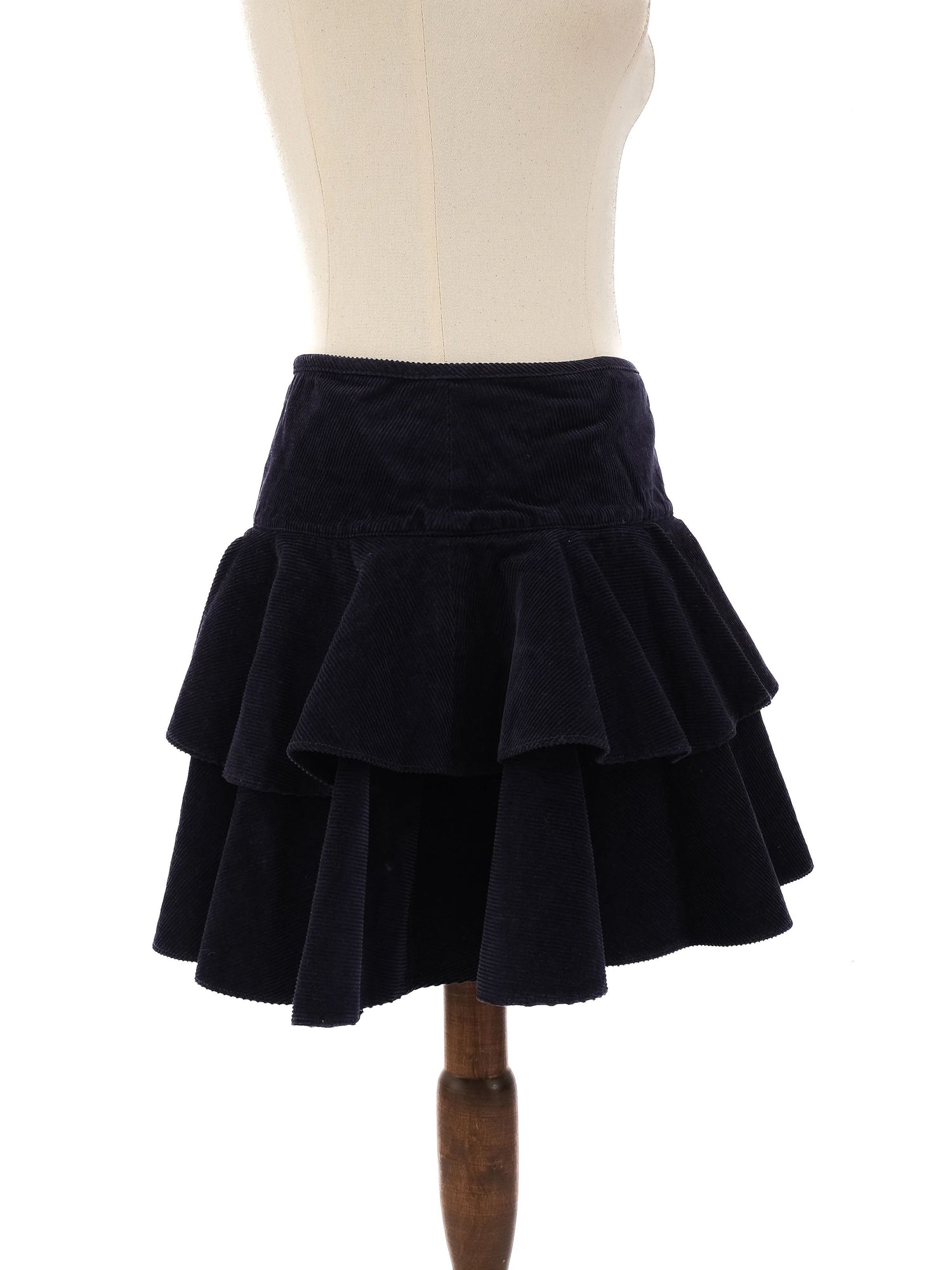 Perfect Ralph Lauren Blue Tiered Mini Skirt Size 14 for Kids