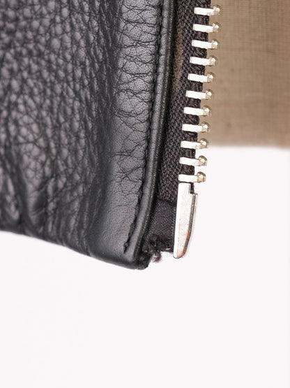 Excellent Acne Studios Black Leather Motorcycle Jacket Men