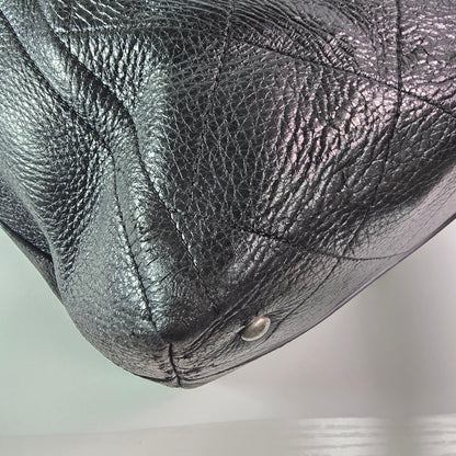 Chanel Turn-around Ligne Black Deerskin