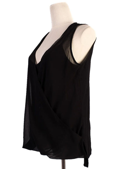 Excellent Polo Ralph Lauren Black Sleeveless Top Size S