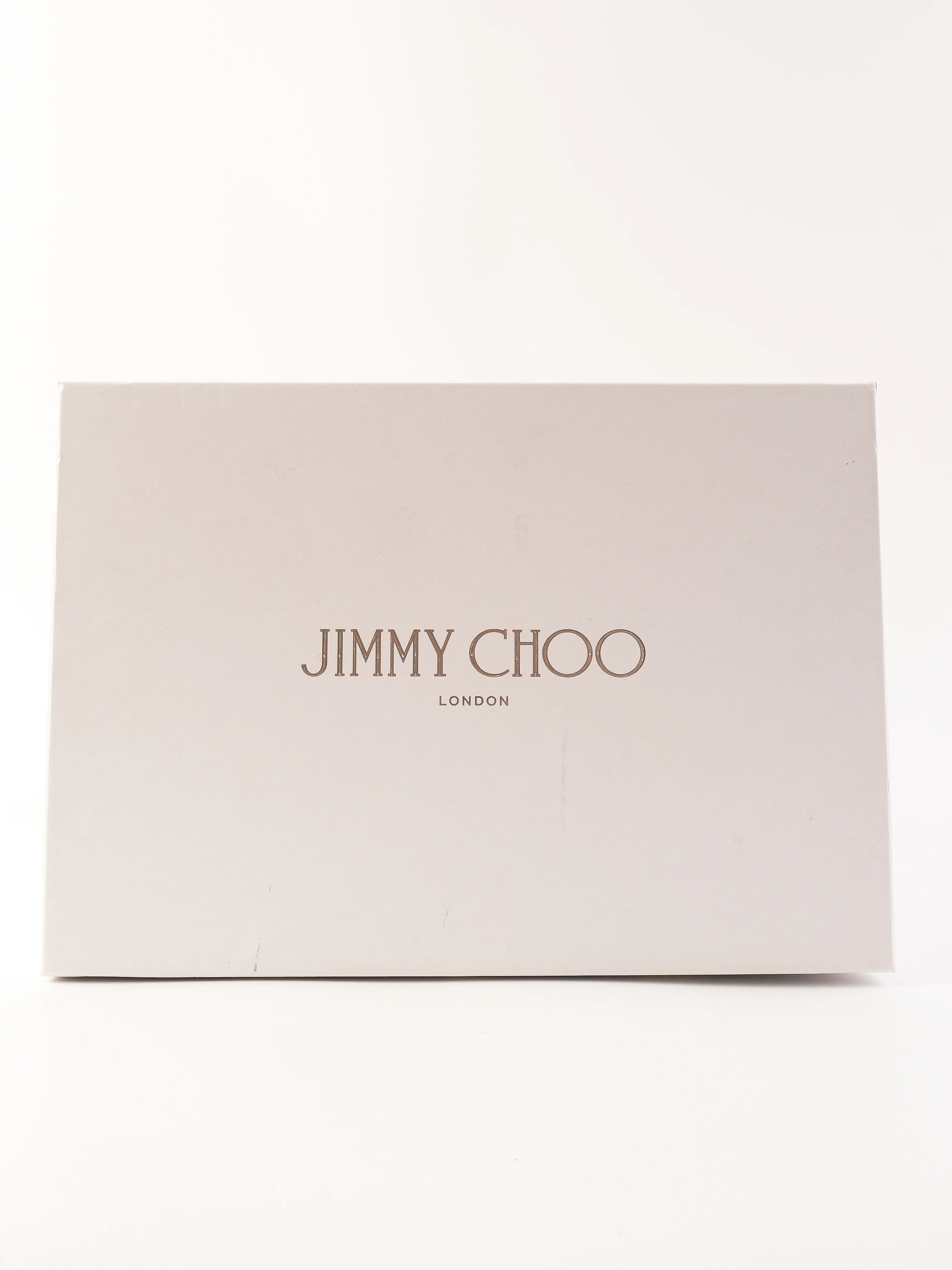 NEW Jimmy Choo White Leather Sneakers Size 38.5 Women