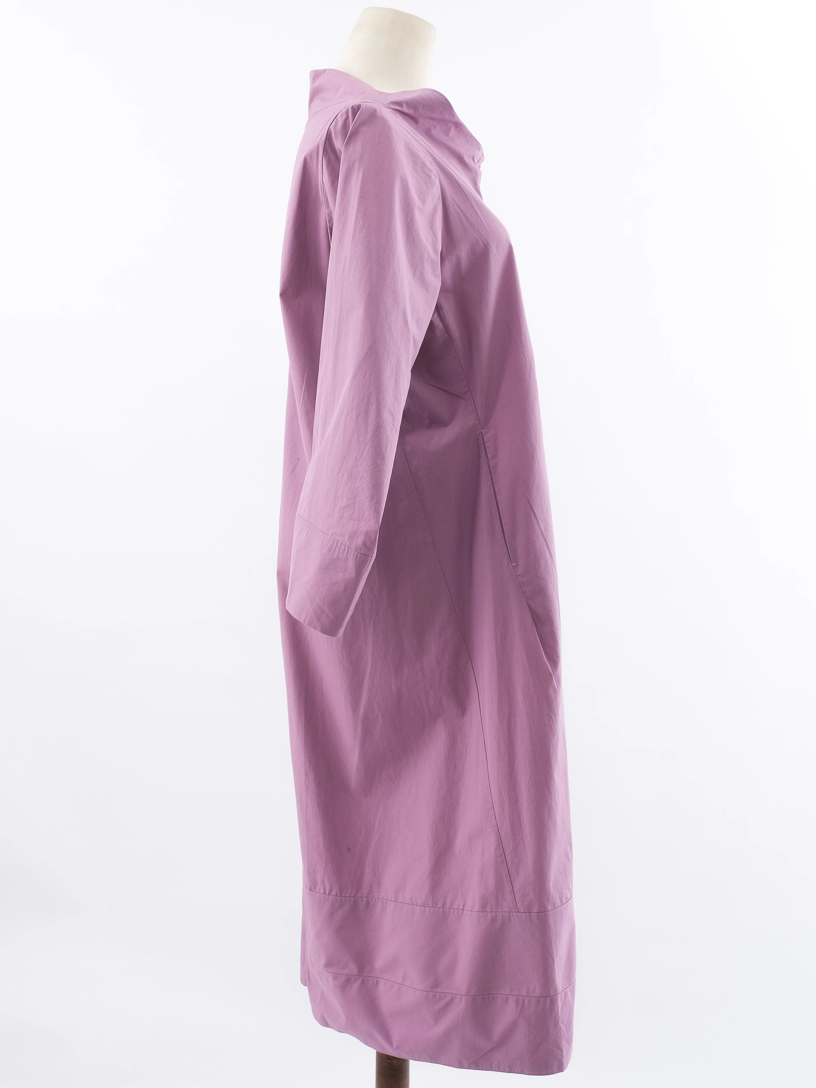 Excellent Jil Sander Pink Cotton Dress Size XL - Long Sleeve