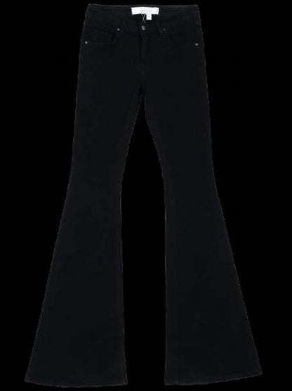 Excellent Victoria Beckham Black Flared Jeans Size S 26