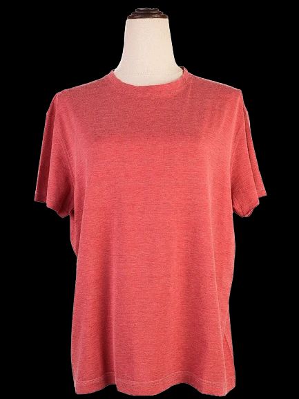 Average Isaia Pink Silk T-Shirt Size M for Women