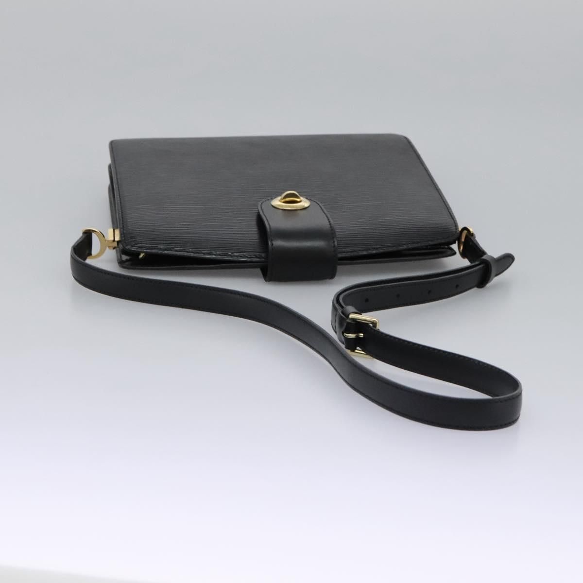 Louis Vuitton Epi Capuchin Shoulder Bag Black M 52342 Lv Auth