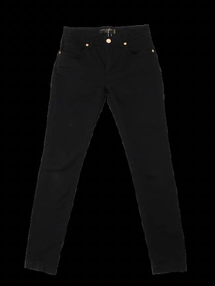 Excellent Dolce Gabbana Black Jeans with Gold Hardware