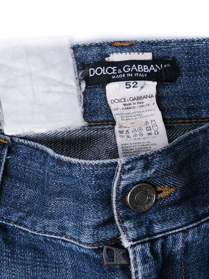 Excellent Dolce Gabbana Blue Denim Jeans Size XL Cotton