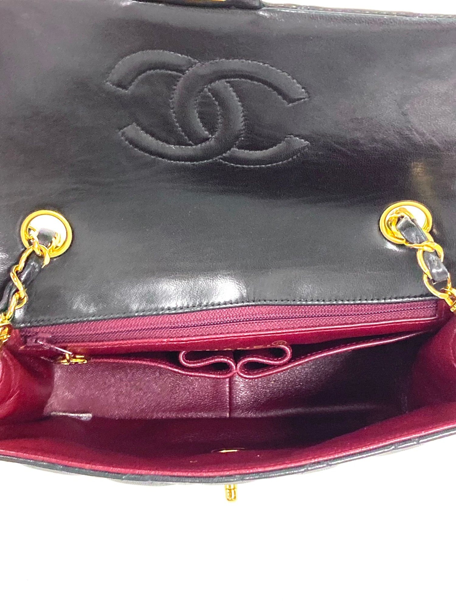 Chanel Small Classic Half Flap, Lambskin Quilted