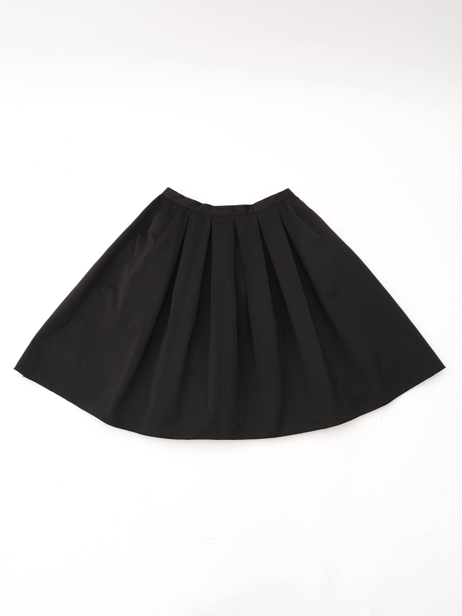 Excellent Max Mara Black Pleated Skirt Size XL 100% Polyester