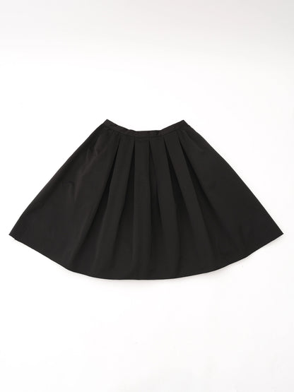 Excellent Max Mara Black Pleated Skirt Size XL 100% Polyester