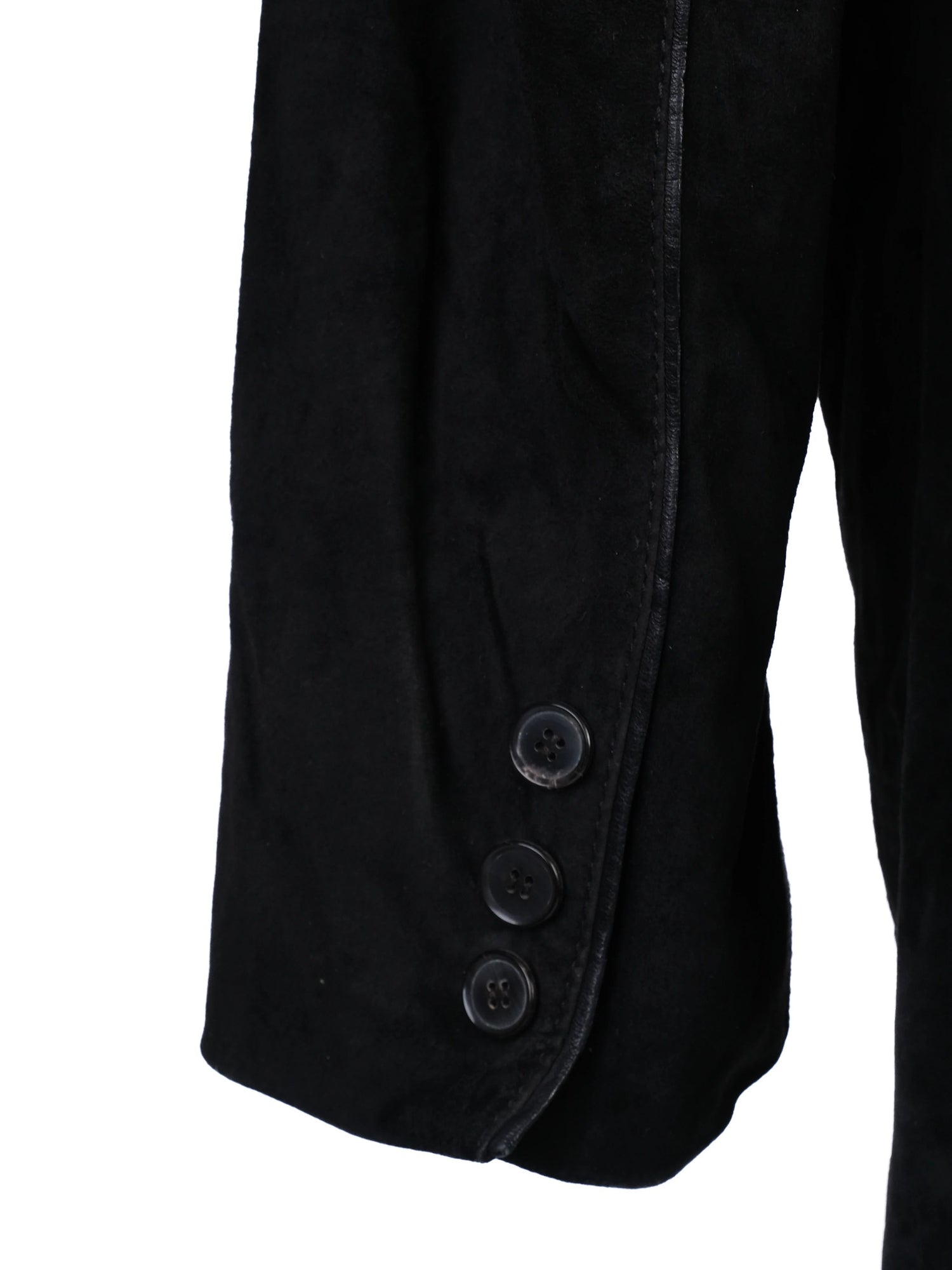 Excellent Stefano Ricci Black Leather Blazer Size XXL