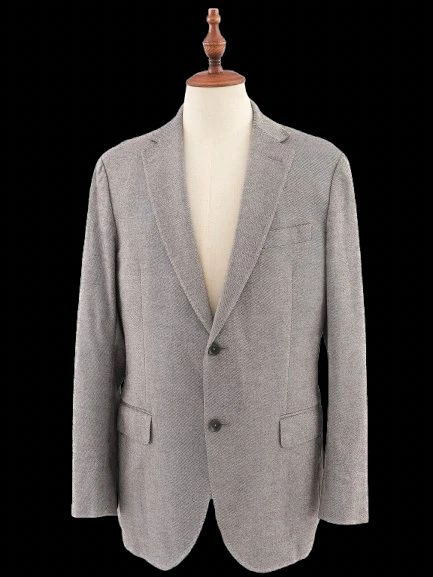 Excellent Ermenegildo Zegna Gray Cupro Blazer Size M