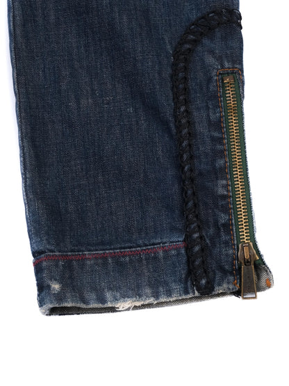 EXCELLENT Dsquared2 Blue Jeans Cotton Natural Women&