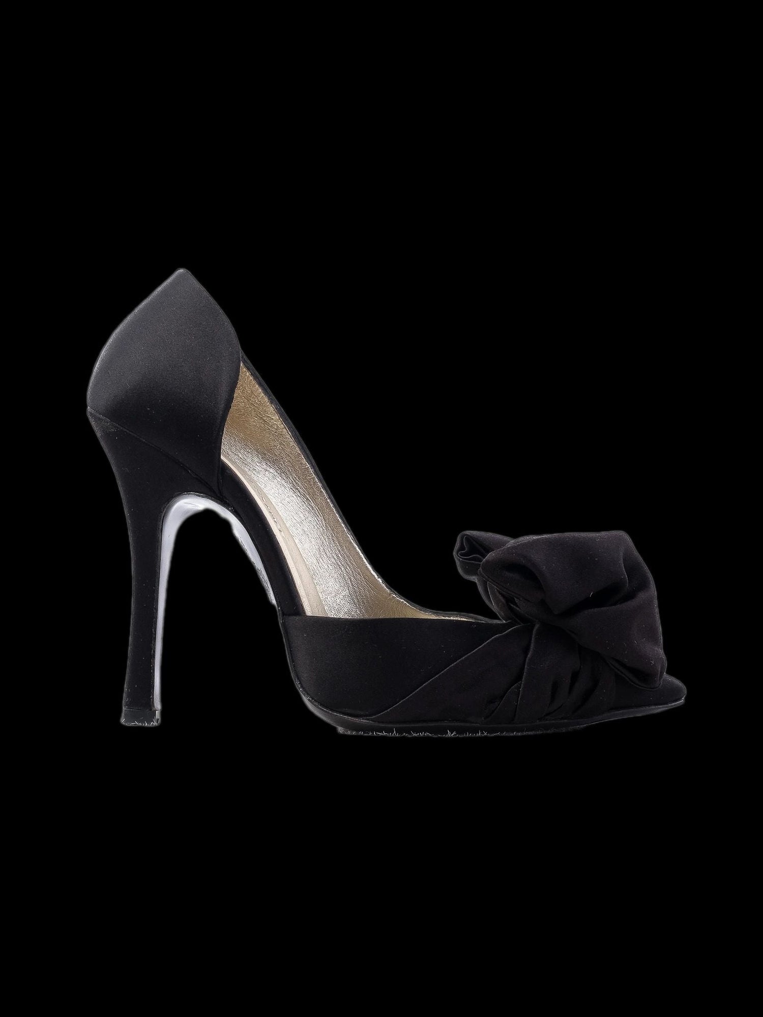 Excellent Ines De La Fressange Black Stiletto Heels Size 37