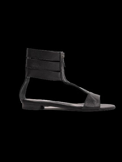 Fendi Gladiator Sandals Black Leather Excellent Condition Size N/A