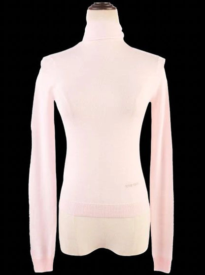 Excellent Miss Sixty Pink Wool Turtleneck Sweater Size XXS