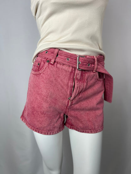 Dior Pink Denim Shorts Size 34