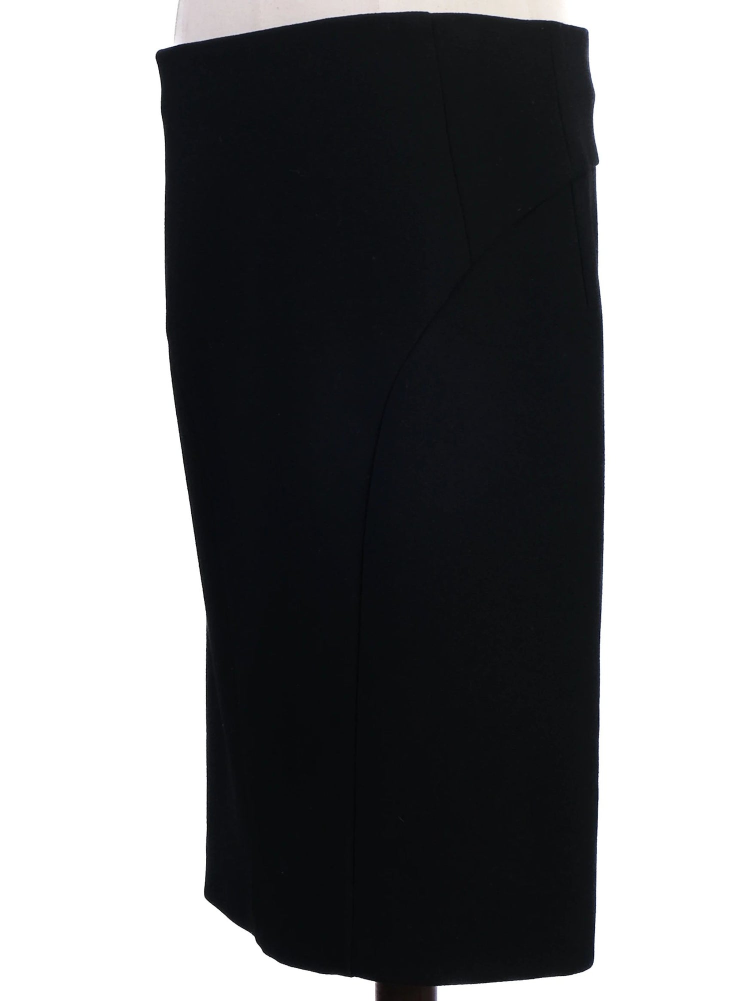 Excellent Emporio Armani Black Pencil Skirt Size M Viscose