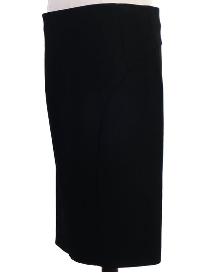 Excellent Emporio Armani Black Pencil Skirt Size M Viscose