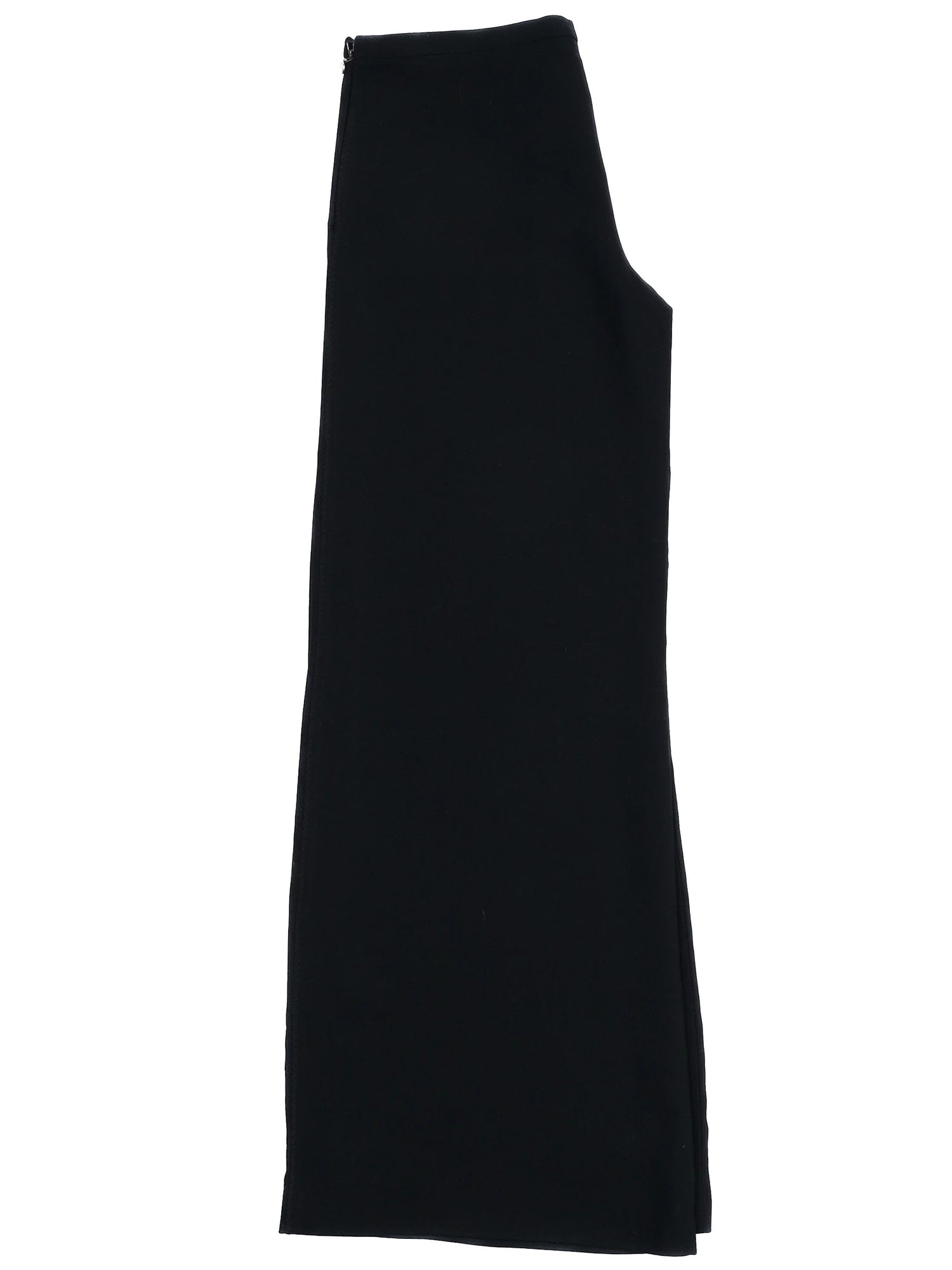 Just Cavalli Excellent Black Wool Wide-Leg Pants Size 40 Made in Italy