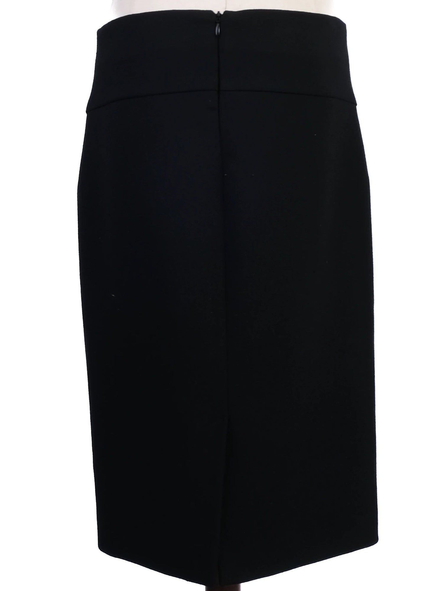 Excellent Emporio Armani Black Pencil Skirt Size M Viscose