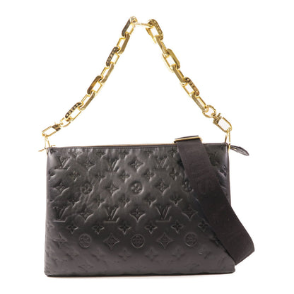 Louis Vuitton Sheepskin Leather Coussin Mm Golden Shoulder Bag Black Shoulder Bag M 57783