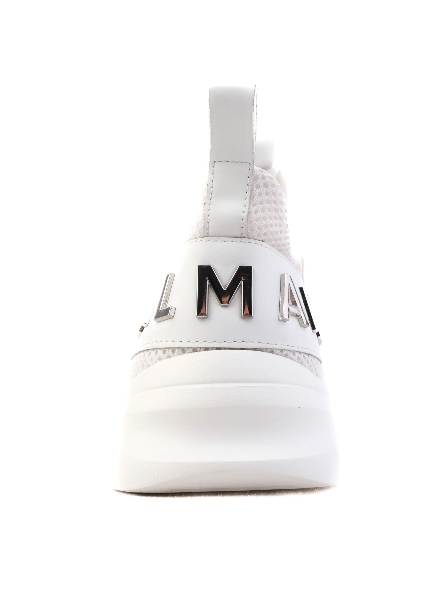 NEW Balmain White Leather Sneakers Size 43 with &
