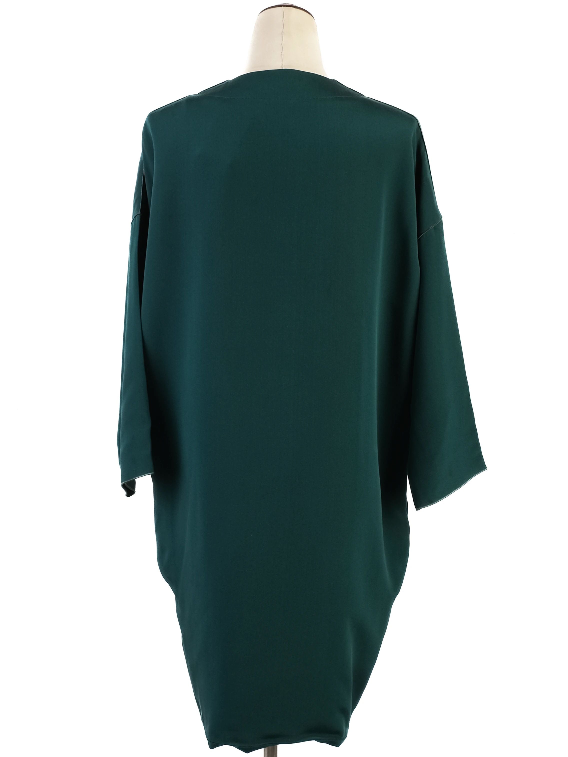Celine Green Silk Dress Size M Excellent Condition WomenÕs Fashion